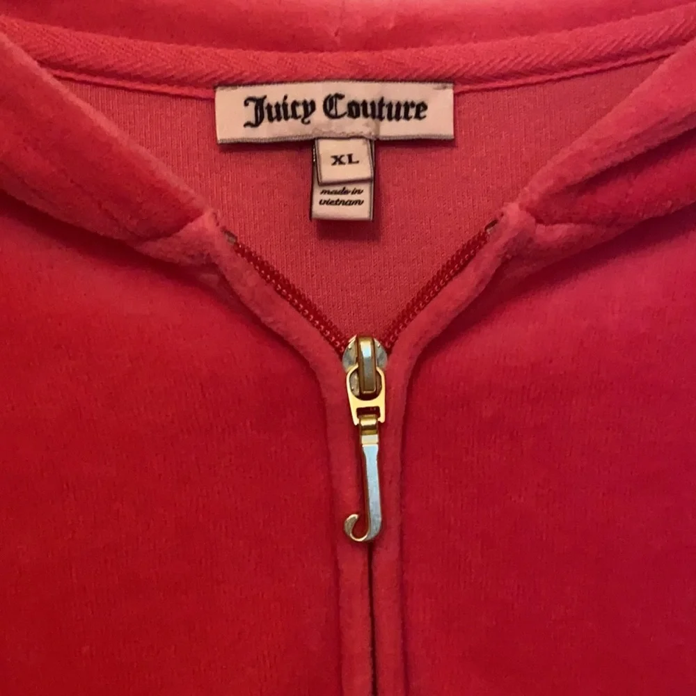 Y2K Juicy Couture BLING Pink Velour Velvet Tracksuit SET CHOOSE JUICY - Picture 12 of 16